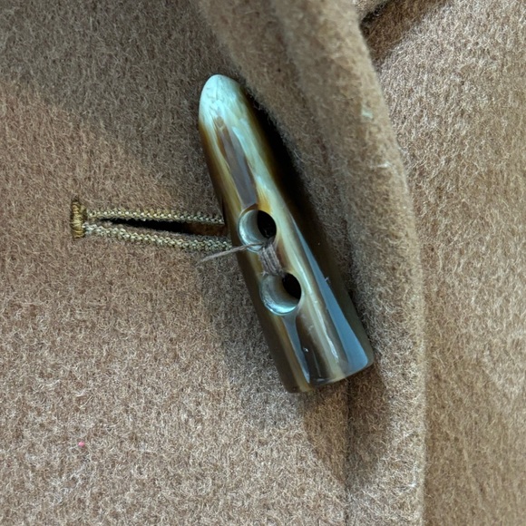 Talbots Size 8 Wool Trench Coat Vintage 80s 90s Style Cottagecore Old Money - Picture 9 of 15